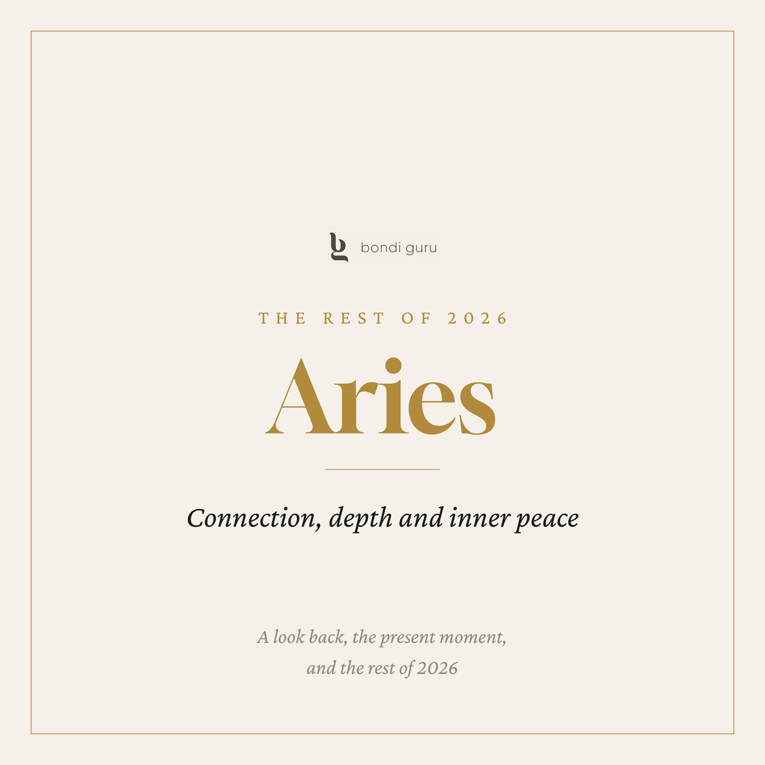 Aries — The Rest of 2026