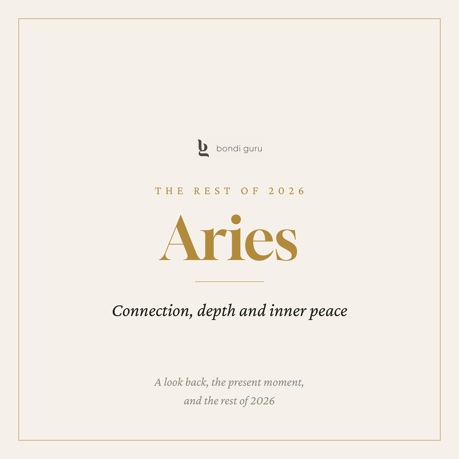 Aries — The Rest of 2026