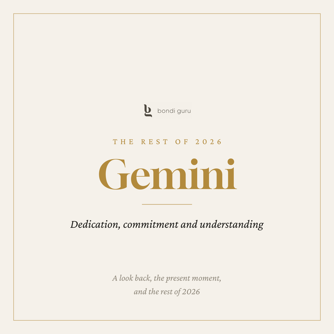 Gemini — The Rest of 2026