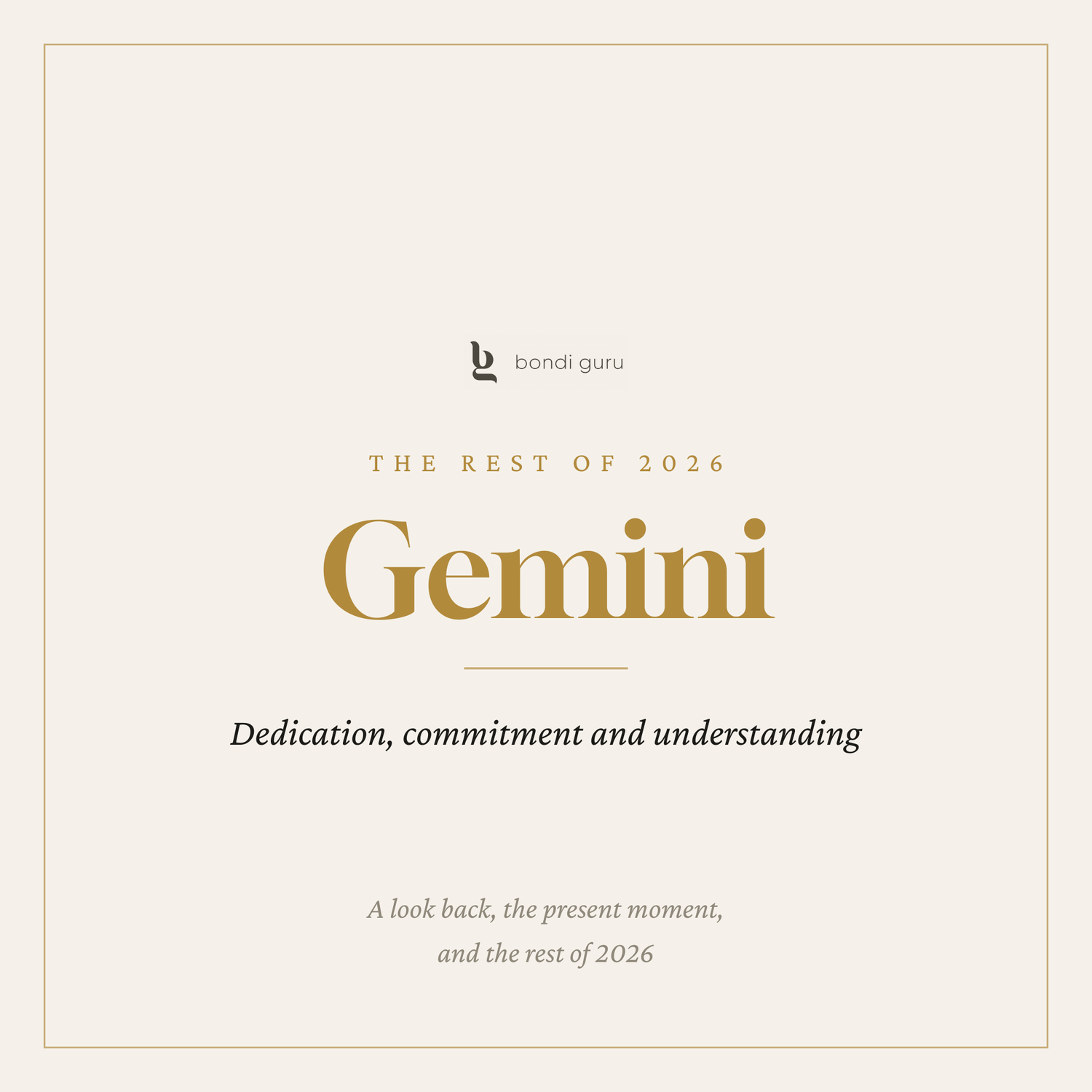 Gemini — The Rest of 2026