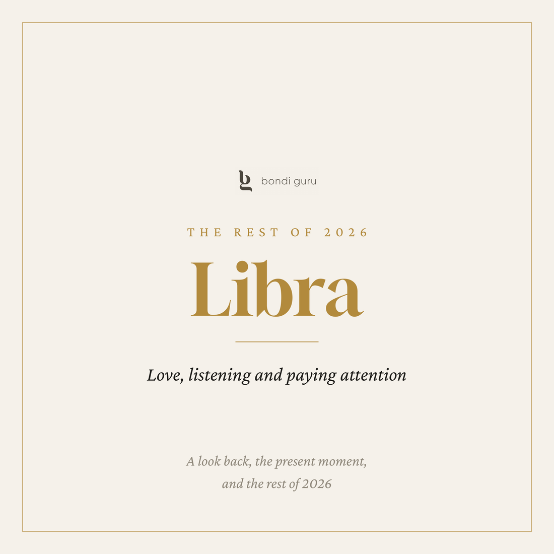 Libra — The Rest of 2026