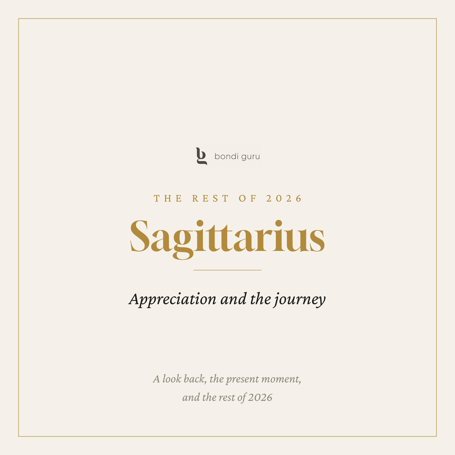Sagittarius — The Rest of 2026